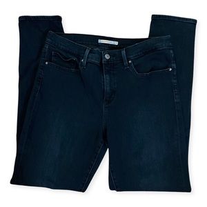 Levi's dark gray/black solid shaping skinny jeans, size 31